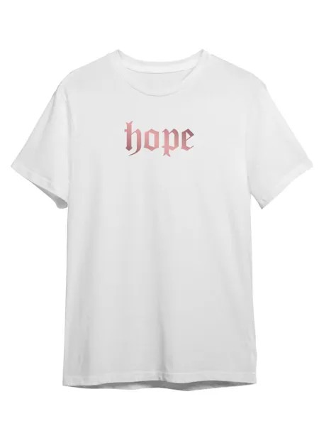 Футболка унисекс Каждому Своё Hope/Надежда/Готика STGO2ZP белая L