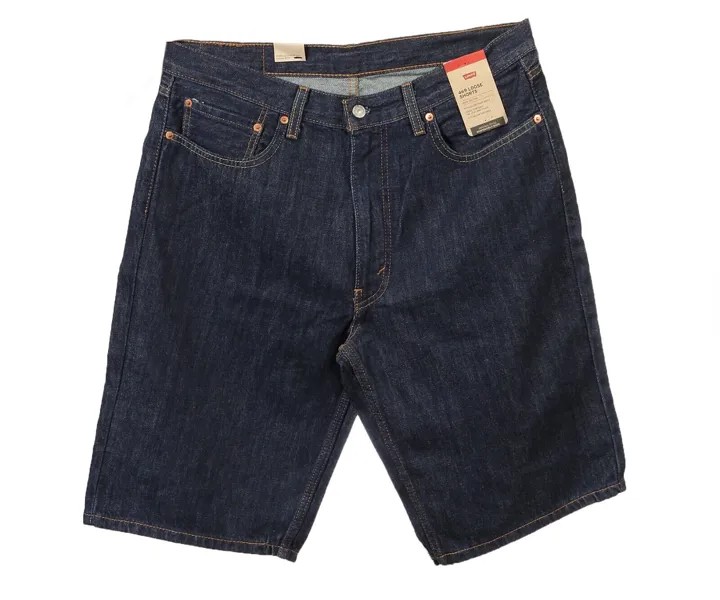 Мужские джинсовые шорты свободного кроя Levi s 469, которую я стираю: Lazy Short I Стиль: 39434-0004