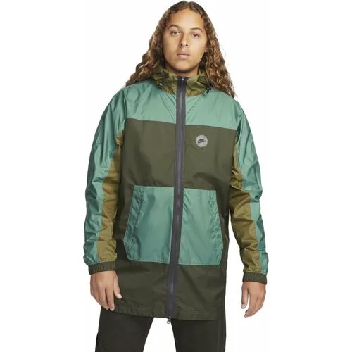 Куртка спортивная NIKE, размер XS, зеленый