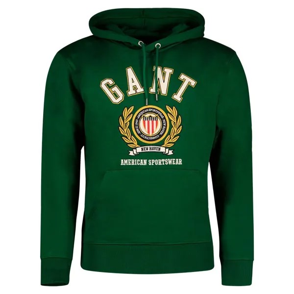 Худи Gant Crest, зеленый