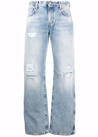 Alanui джинсы с прорезями
