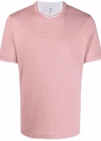 Brunello Cucinelli двухслойная футболка