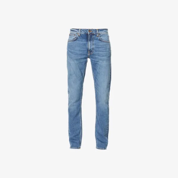 Зауженные джинсы lean dean узкого кроя Nudie Jeans, оранжевый