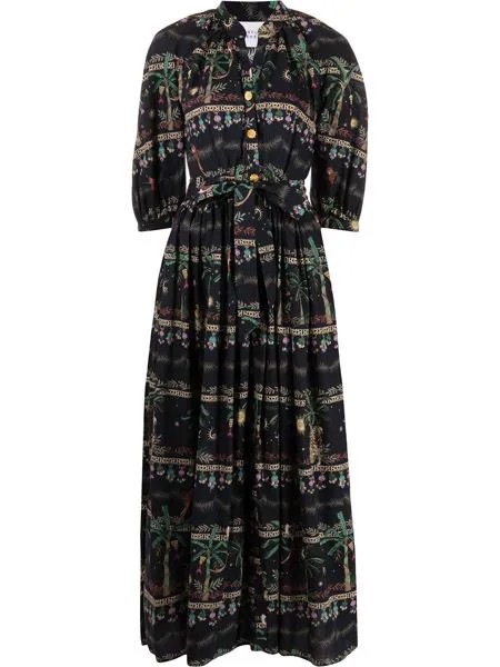 Hayley Menzies платье-рубашка Midnight Safari