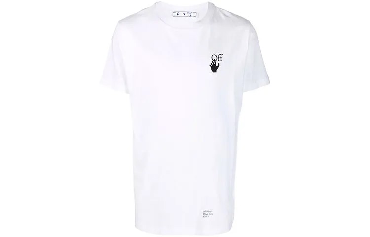 Футболка Slim Fit Caravaggio Saint Jerome с надписью Arrows Off-White, белый