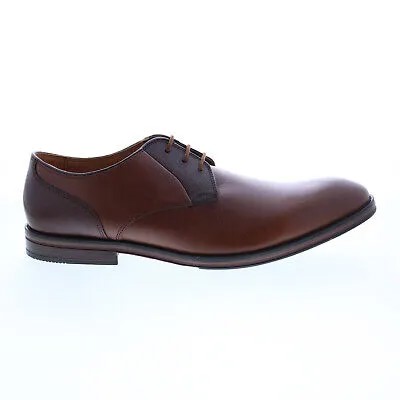 Clarks Citi Stride Lace 26153371 Мужские коричневые широкие оксфорды с простым носком 7