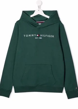 Tommy Hilfiger Junior худи из органического хлопка с логотипом