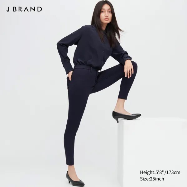 Брюки женские UNIQLO 451218COL69 синие 23 (доставка из-за рубежа)