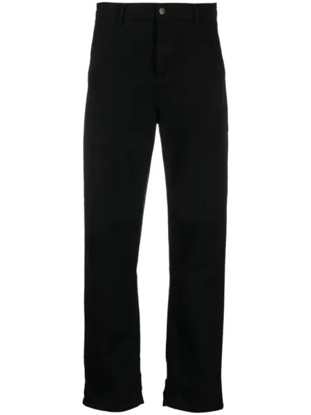 Carhartt WIP прямые джинсы средней посадки, черный