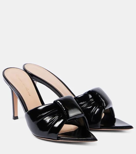 Мюли Love из лакированной кожи Gianvito Rossi, черный