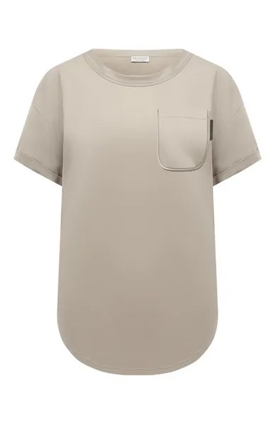 Хлопковая футболка Brunello Cucinelli