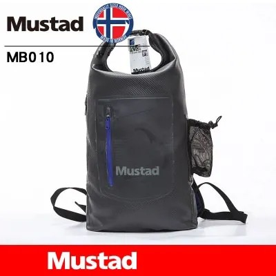 Сумки для рыбалки Mustad MB010, рюкзак из ПВХ, многоцелевая водонепроницаемая сумка, высокая емкость, для занятий спортом на открытом воздухе, рыба, приманка, боковая сетка