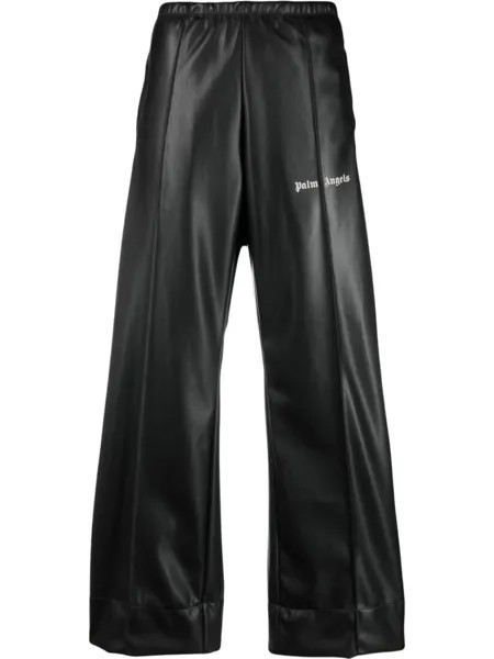 Palm Angels спортивные брюки с логотипом, черный