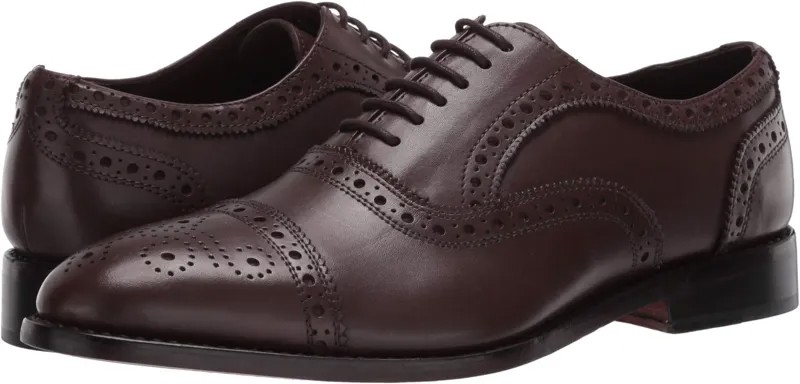 Оксфорды Anthony Veer Ford Cap Toe Quarter Brogue, цвет Chocolate Brown