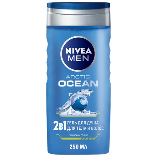 Гель для душа 2 в 1 Nivea Men Arctic Ocean, 250 мл