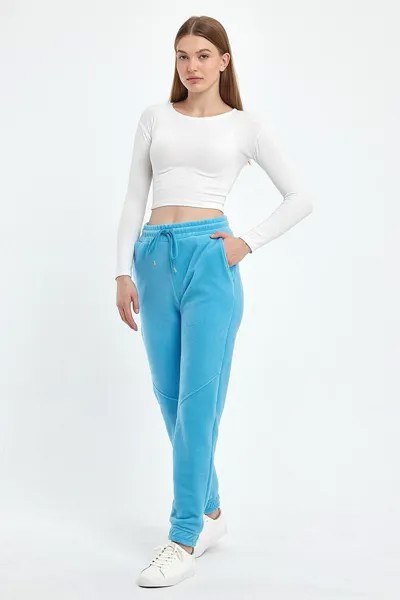 Женские спортивные штаны удобного кроя Softech Polar Sweat SPR24EA97 Süperlife, бирюзовый