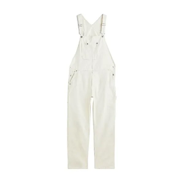 Комбинезон H&M Relaxed Fit Overalls, кремовый