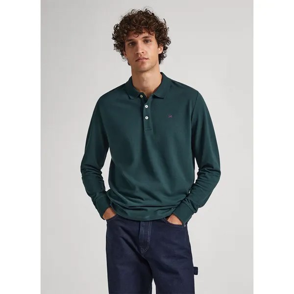 Поло с длинным рукавом Pepe Jeans Jimmy Ls, зеленый