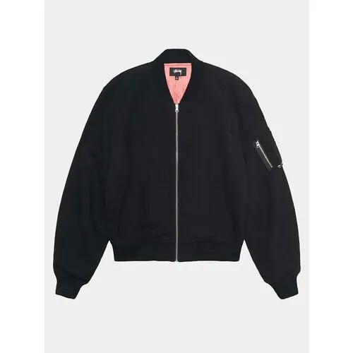 Бомбер Stussy LINEN BEACH, размер XL, черный