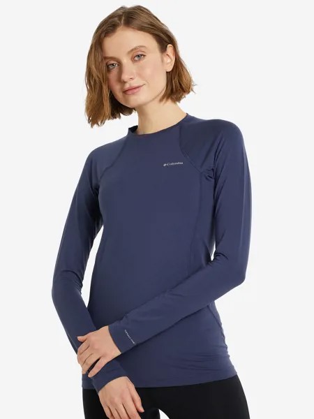 Термобелье верх женское Columbia Midweight Stretch Long Sleeve Top, Синий