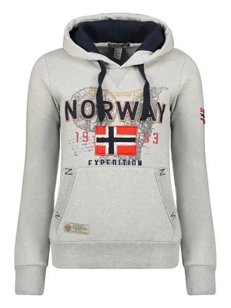 Толстовка Geographical Norway Hoodie Guitre, серый