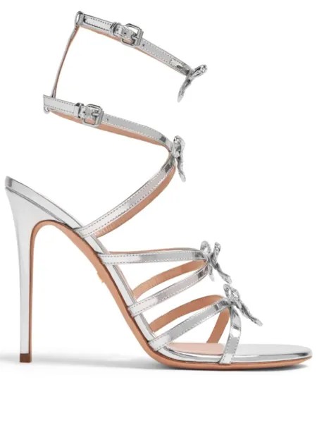Giambattista Valli босоножки Love Bow 105, серебристый