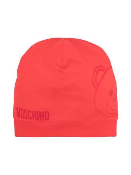 Moschino Kids шапка бини из джерси