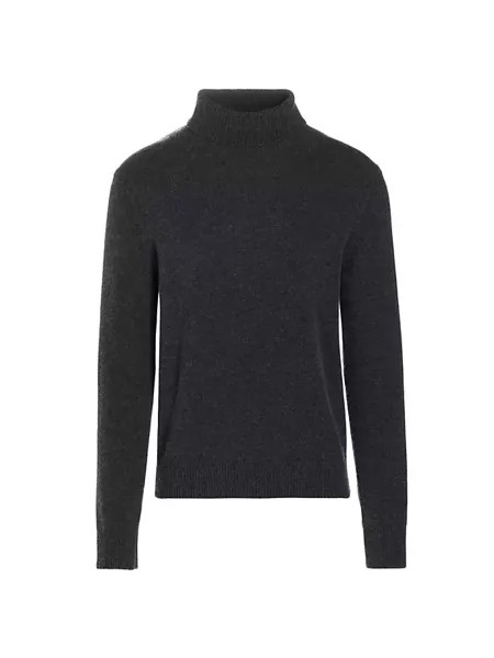 Свитер-пуловер с водолазкой Helmut Lang, цвет dark heather