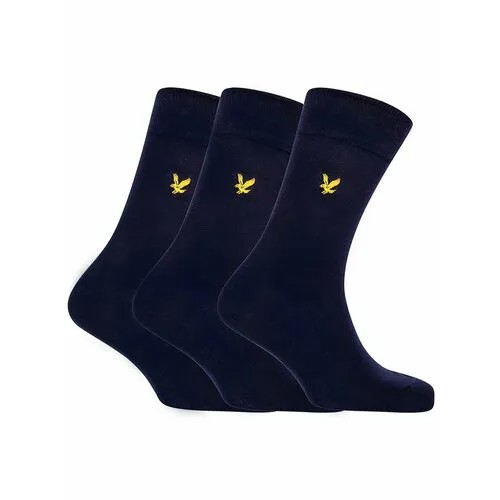 Носки Lyle & Scott ANGUS, 3 пары, размер 40-46, синий