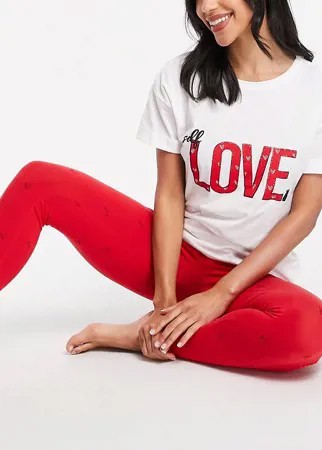 Красная пижама Ann Summers Love-Красный