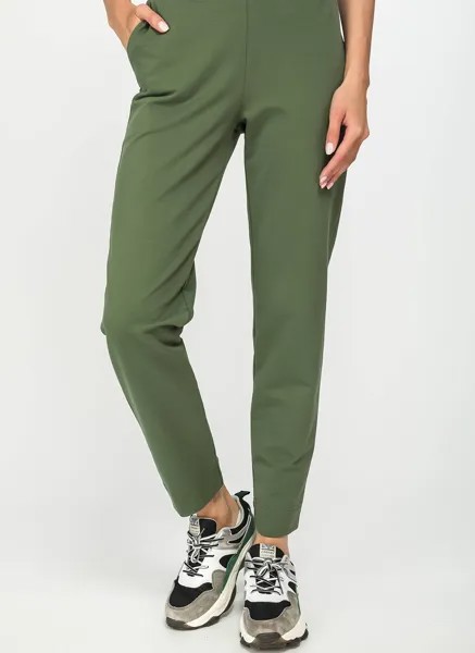 Спортивные брюки женские Каляев 61116 зеленые 60 RU