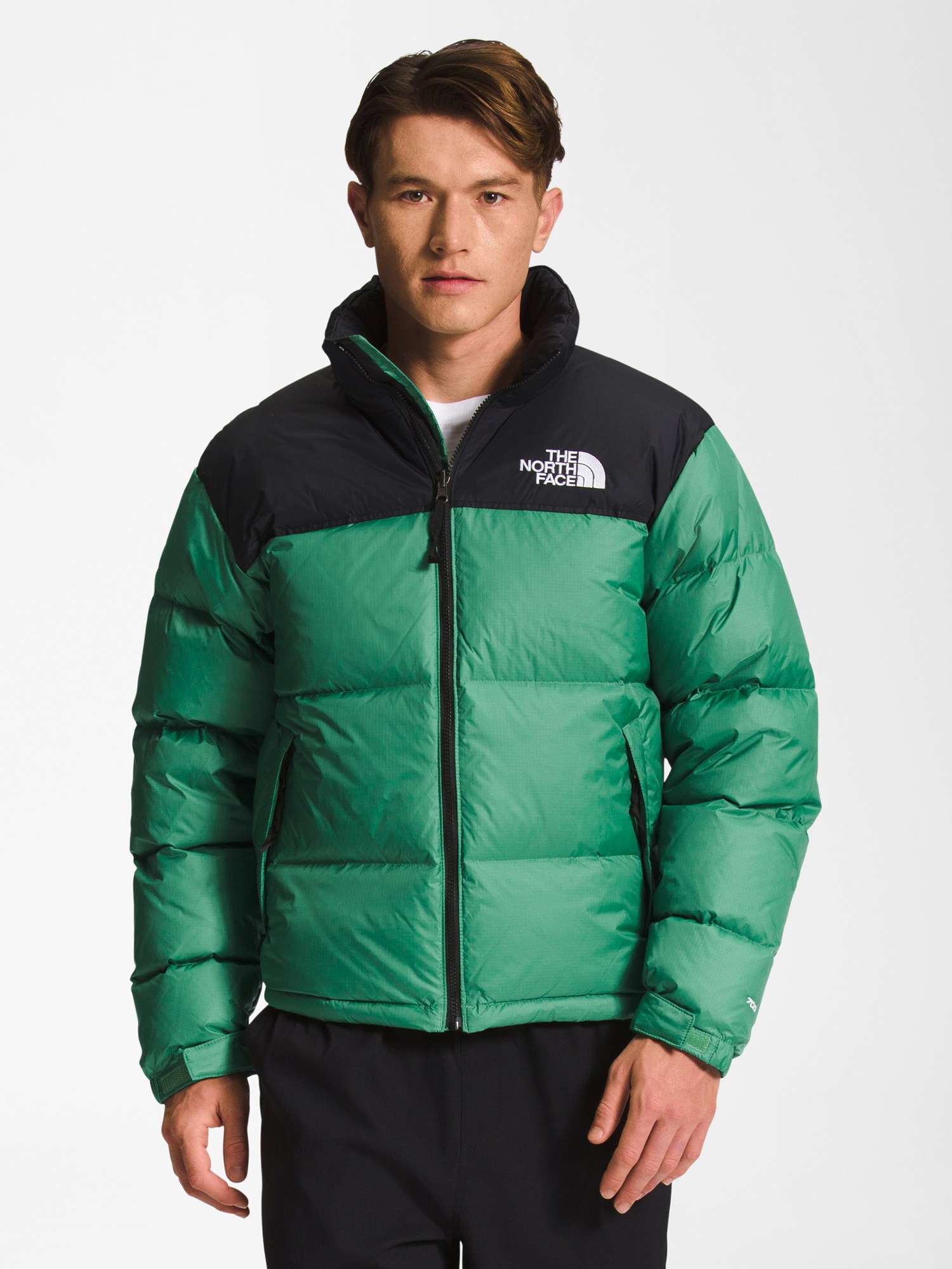 Пуховик Nuptse 1996 года в стиле ретро – мужской The North Face, зеленый