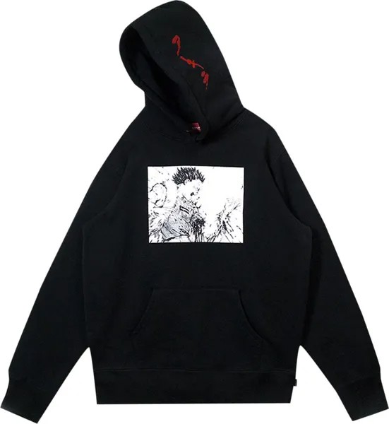 Толстовка Supreme Akira Arm Hooded Sweatshirt 'Black', черный