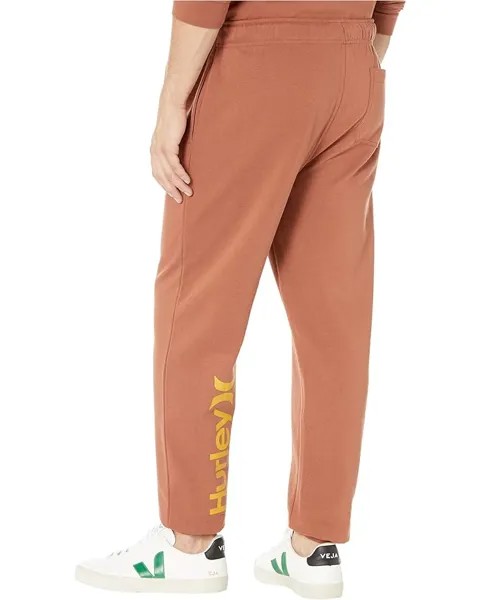 Брюки Hurley One & Only Solid Fleece Joggers, цвет Zion Rust