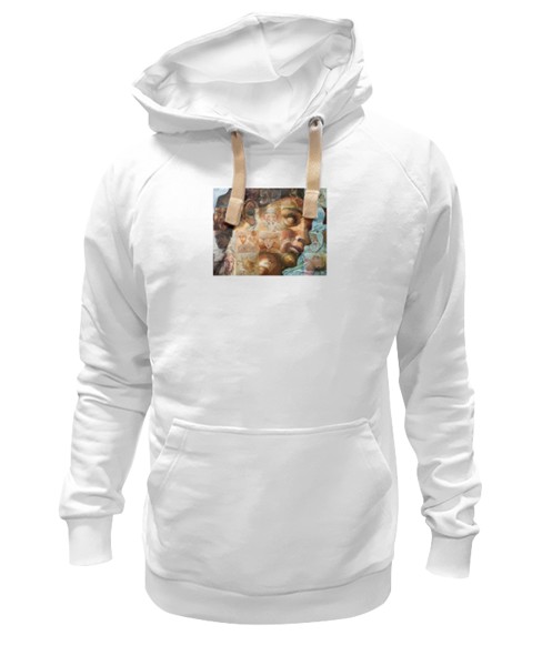 Худи Printio Картина белое 2XL