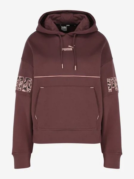 Худи женская PUMA Power Safari, Коричневый