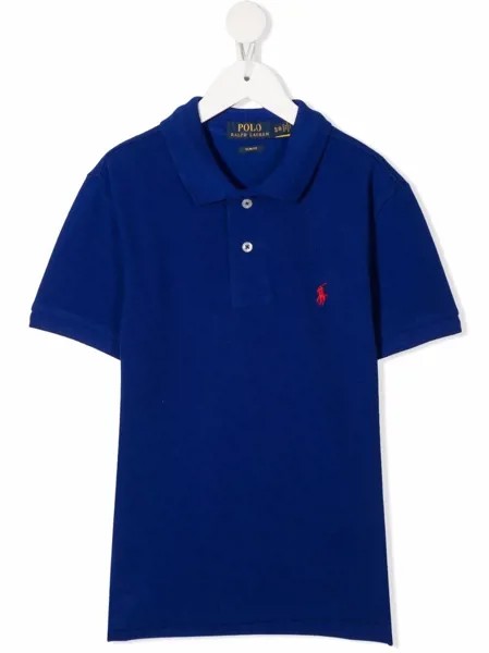 Ralph Lauren Kids рубашка поло с короткими рукавами и вышитым логотипом