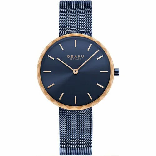 Наручные часы OBAKU V252LXSLML, золотой, синий