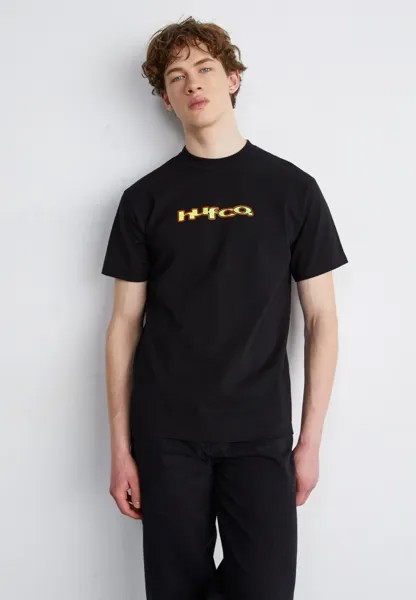 Футболка с принтом CLUB HOUSE TEE HUF, цвет black