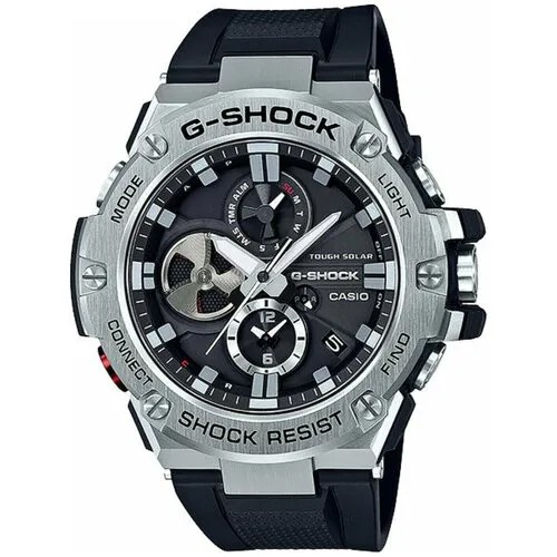 Наручные часы CASIO G-Shock, серебряный, черный