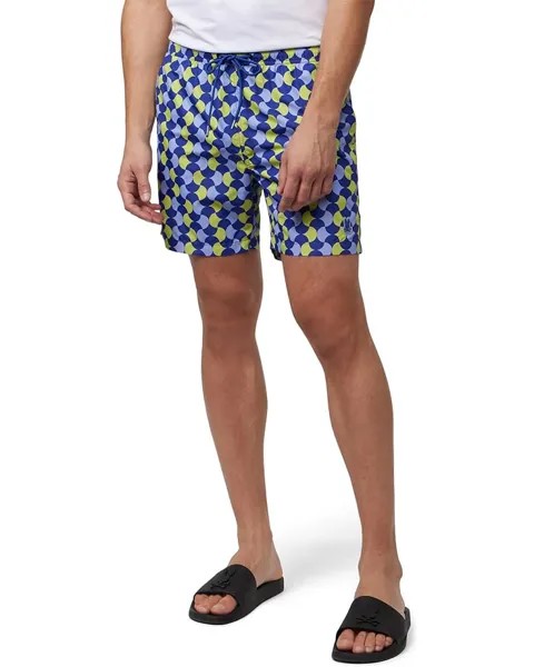 Плавки Psycho Bunny Colchester Aop Lightweight Swim, цвет Royal Blue