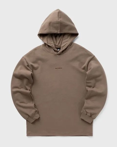 Худи New Balance Athletics Linear Hoodie, цвет mushroom