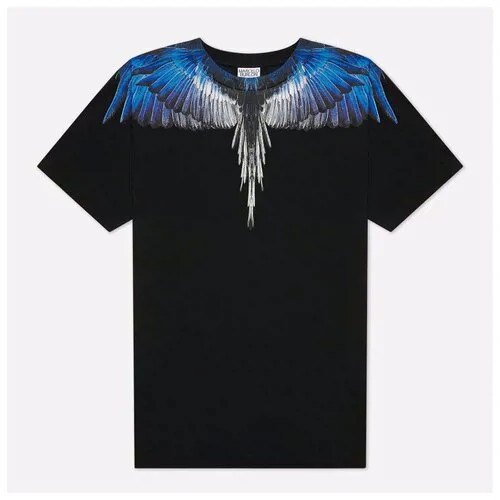 Мужская футболка Marcelo Burlon Wings Regular чёрный , Размер XL