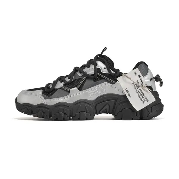 Кроссовки FILA Cat Claw Lifestyle Shoes Unisex Low-top Black/silver, черный/серебряный