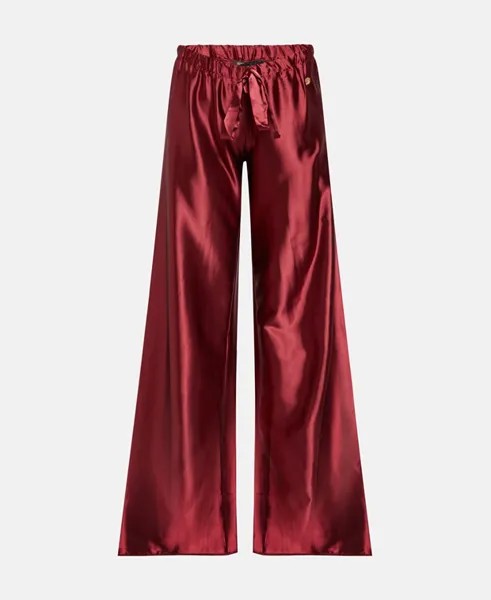 Широкие брюки Roberto Cavalli, темно-красный