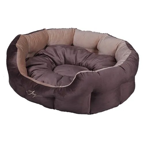 Лежак для собак Joy (2КУВ00149/2КУВ00155/2КУВ00177) 50х40х20 см коричневый/светло-коричневый