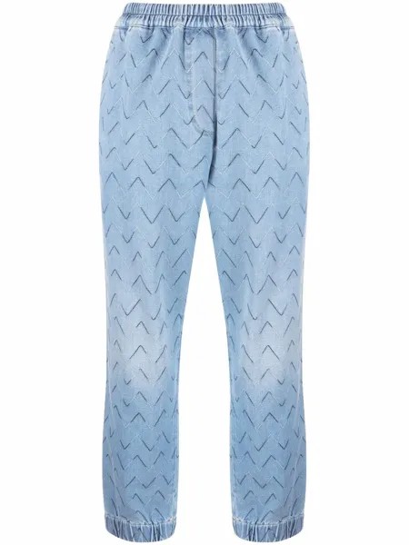 Missoni прямые джинсы с узором шеврон