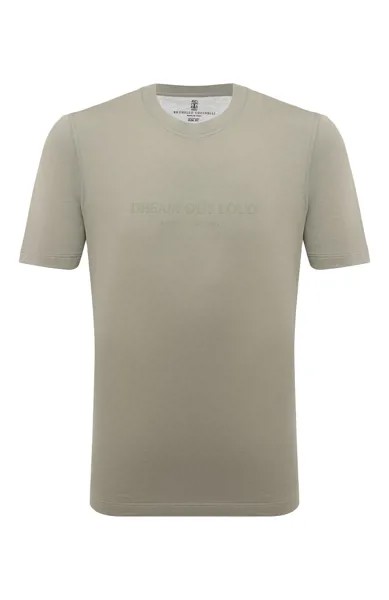 Хлопковая футболка Brunello Cucinelli