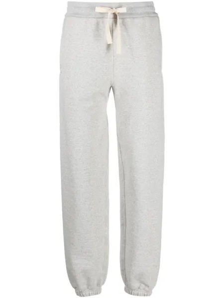 Jil Sander спортивные брюки из джерси с кулиской, серый