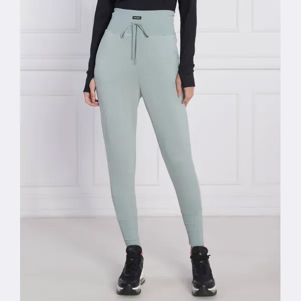 Спортивные брюки узкого кроя Calvin Klein, зеленый